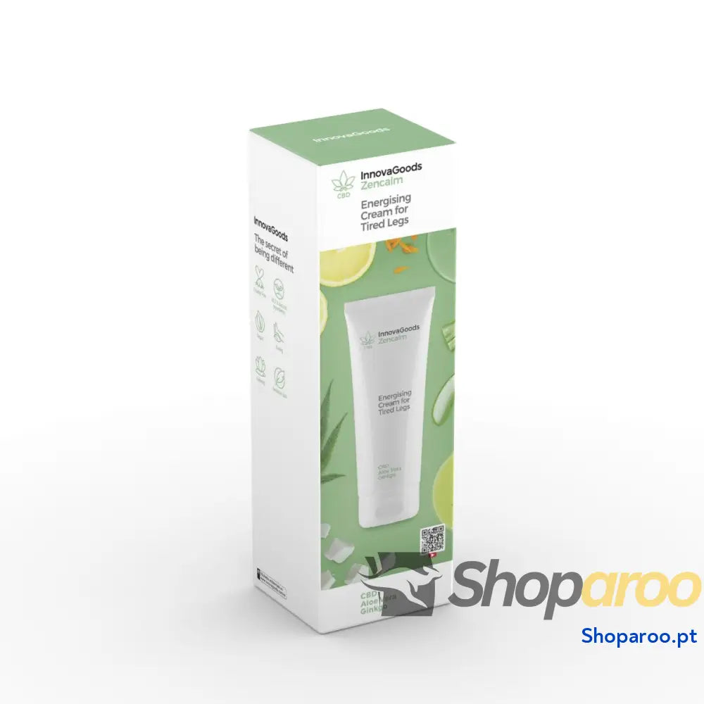 Creme Energizante para Pernas Cansadas CBD Zencalm InnovaGoods 200 ml