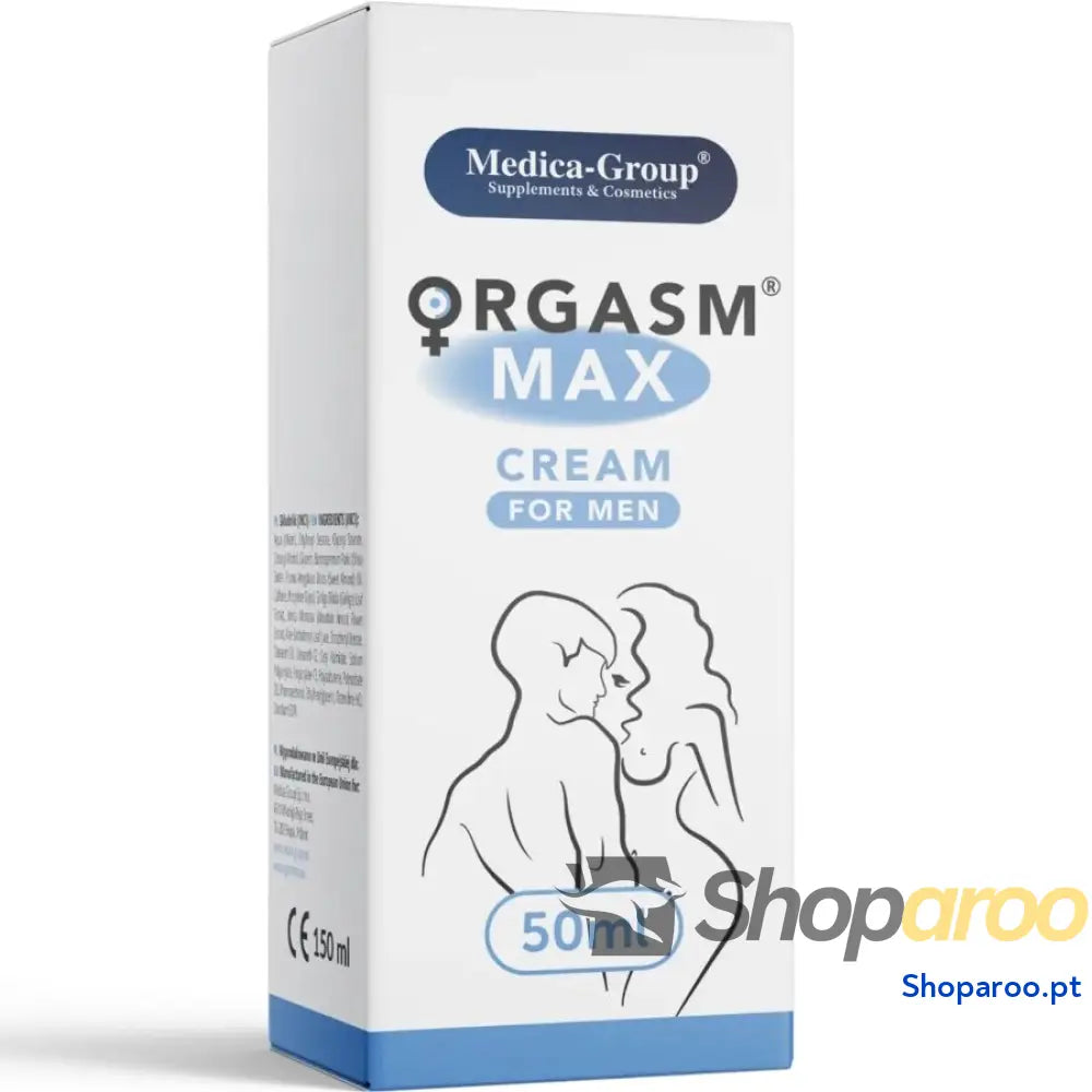 Creme Íntimo Orgasm Max para Homens Momentos Íntimos Intensos