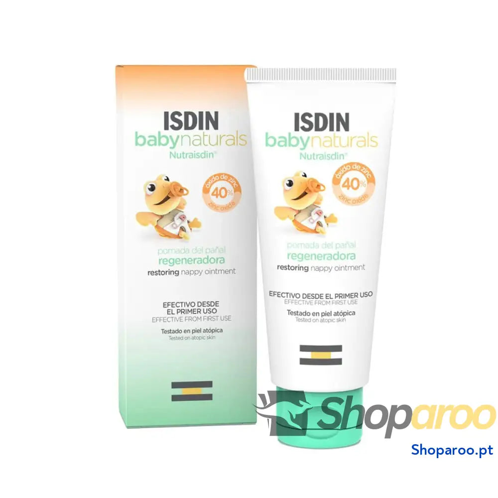 Creme Protetor para a zona da Fralda Isdin Baby Naturals Óxido de zinco Pomada 50 ml