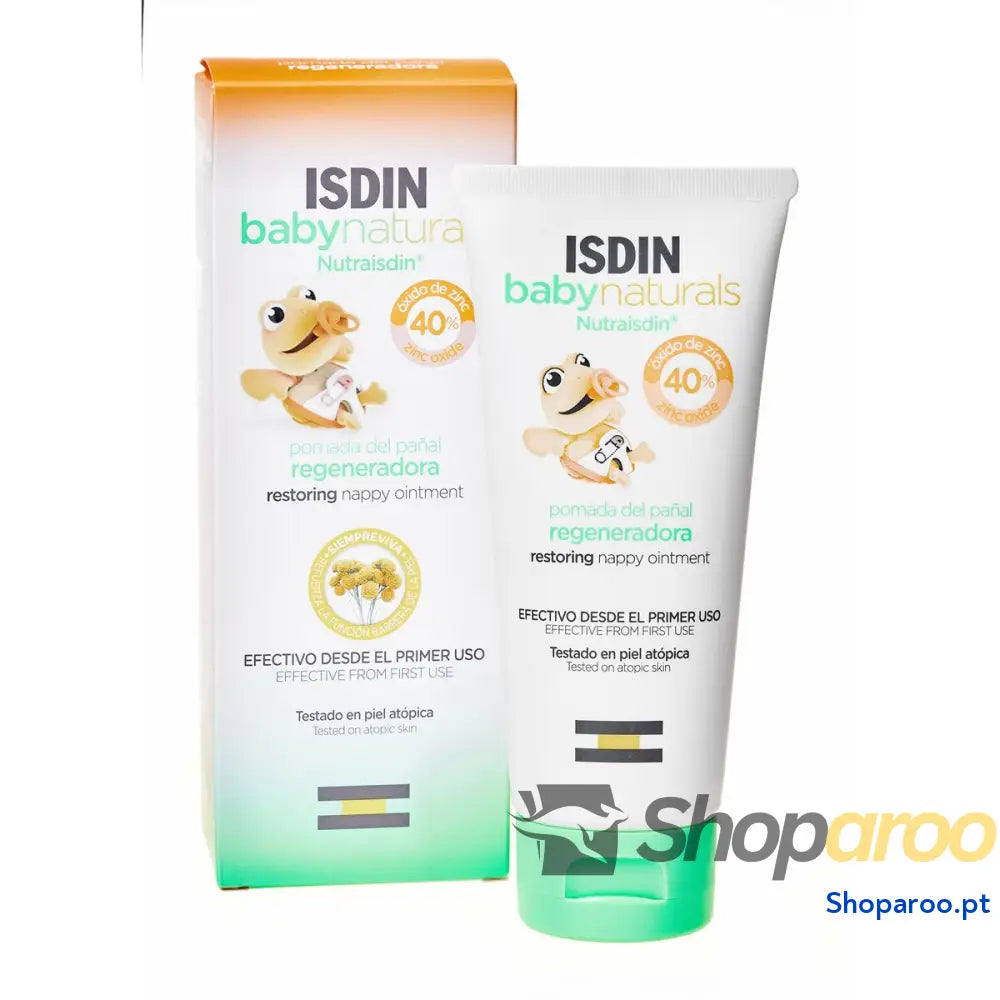 Creme Protetor para a zona da Fralda Isdin Baby NaturalsZN40 100 ml