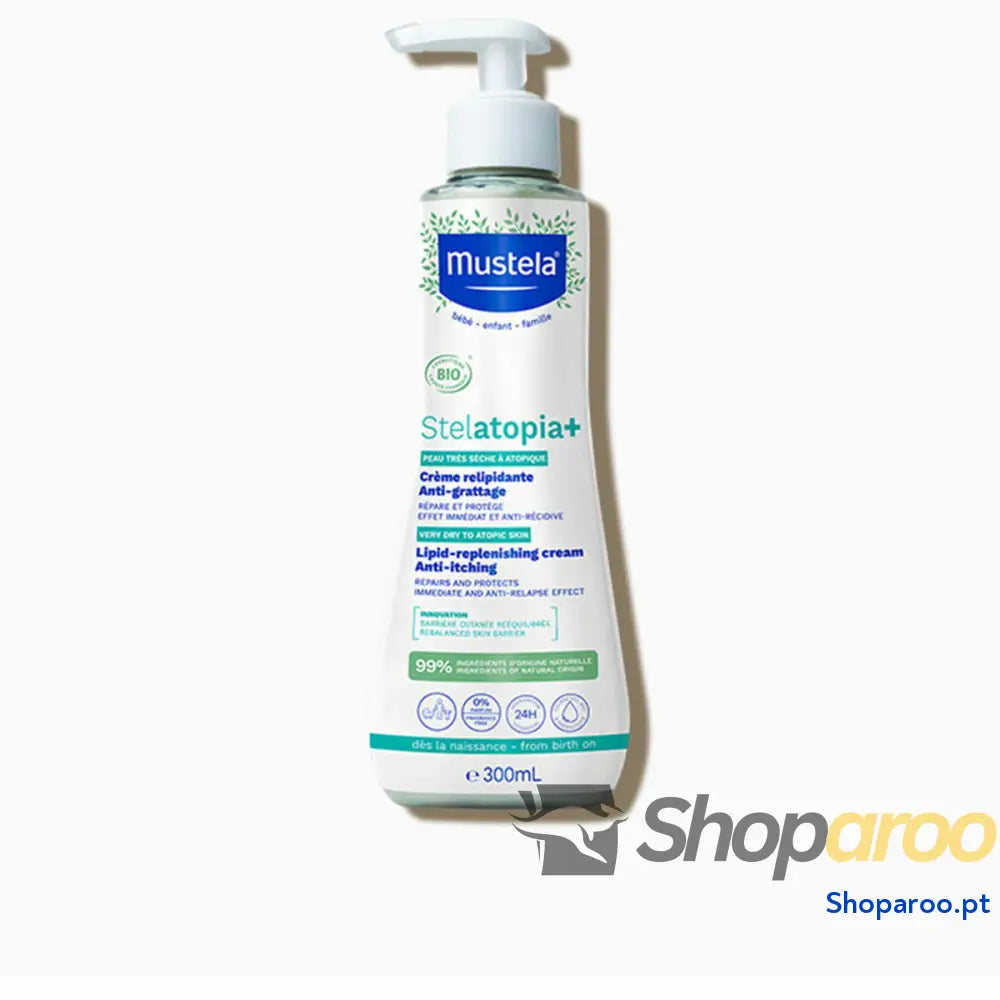 Creme Reparador para Bebés Mustela Stelatopia+ Bio 300 ml