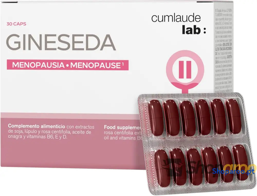 Cumlaude Gineseda para sintomas associados e secura vaginal 30 cápsulas