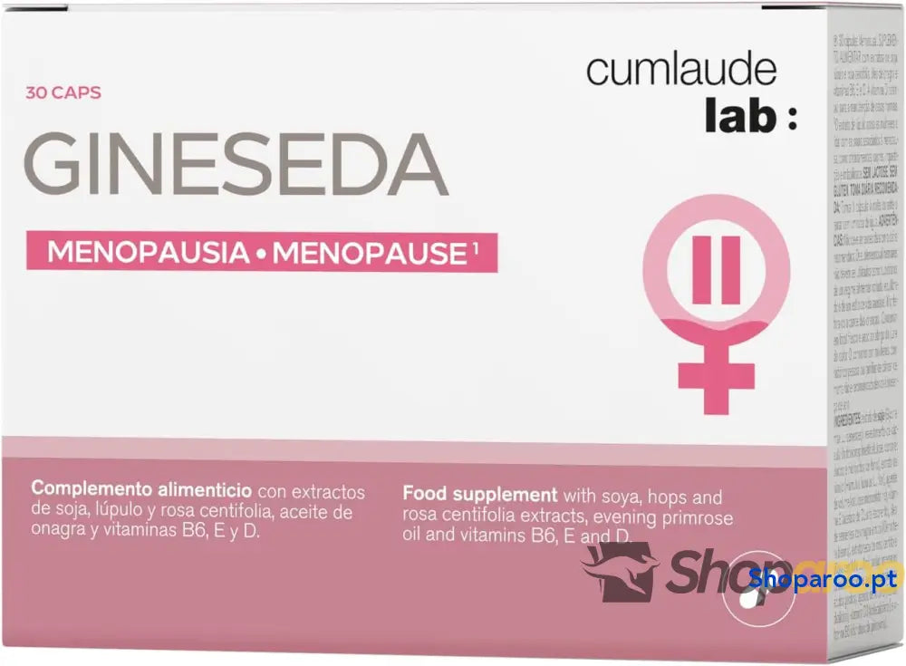 Cumlaude Gineseda para sintomas associados e secura vaginal 30 cápsulas