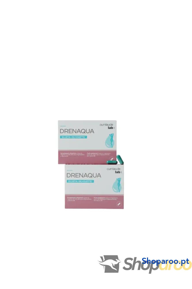 Cumlaude Lab Drenaqua Plus+ complemento alimentar ajuda à drenagem e retenção de líquidos com chá verde ibisco pré