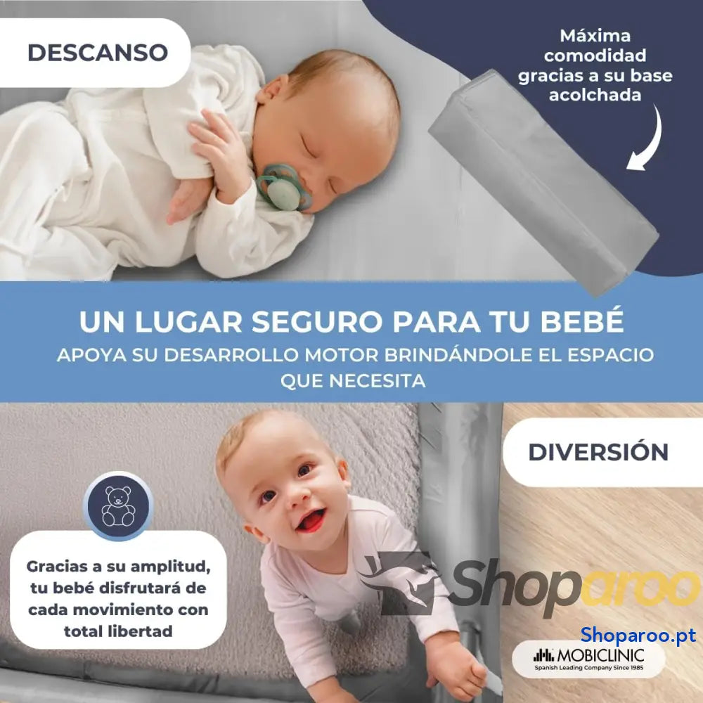 Cuna de Viaje Bolsa Transporte 2 en 1 Plegado ultracompacto Colchón extraíble Mofli hasta 15kg Tela Transpirable