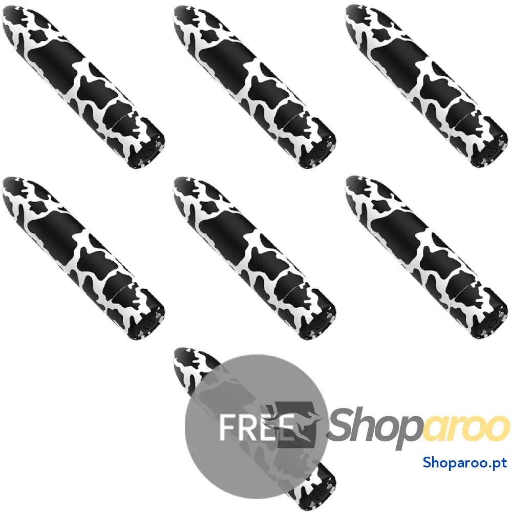 CUSTOM BULLETS VACA RECARREGÁVEL BALA MAGNÉTICA 10 INTENSIDADES 6 + 1 GRÁTIS