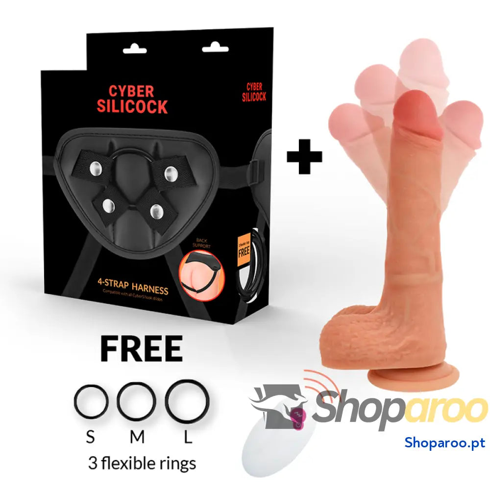 CYBER SILICOCK STRAP ON MR RICK CONTROLE REMOTO