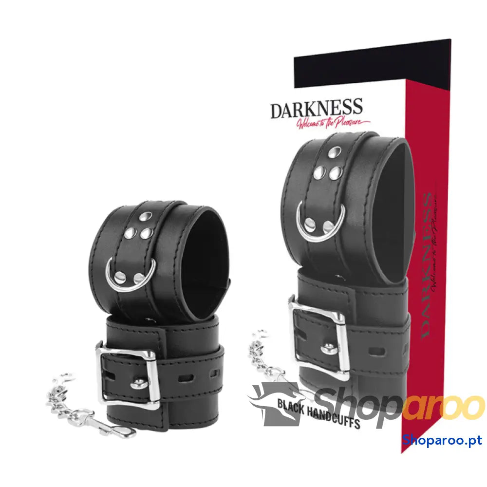 DARKNESS - ALGEMAS DE COURO PRETO