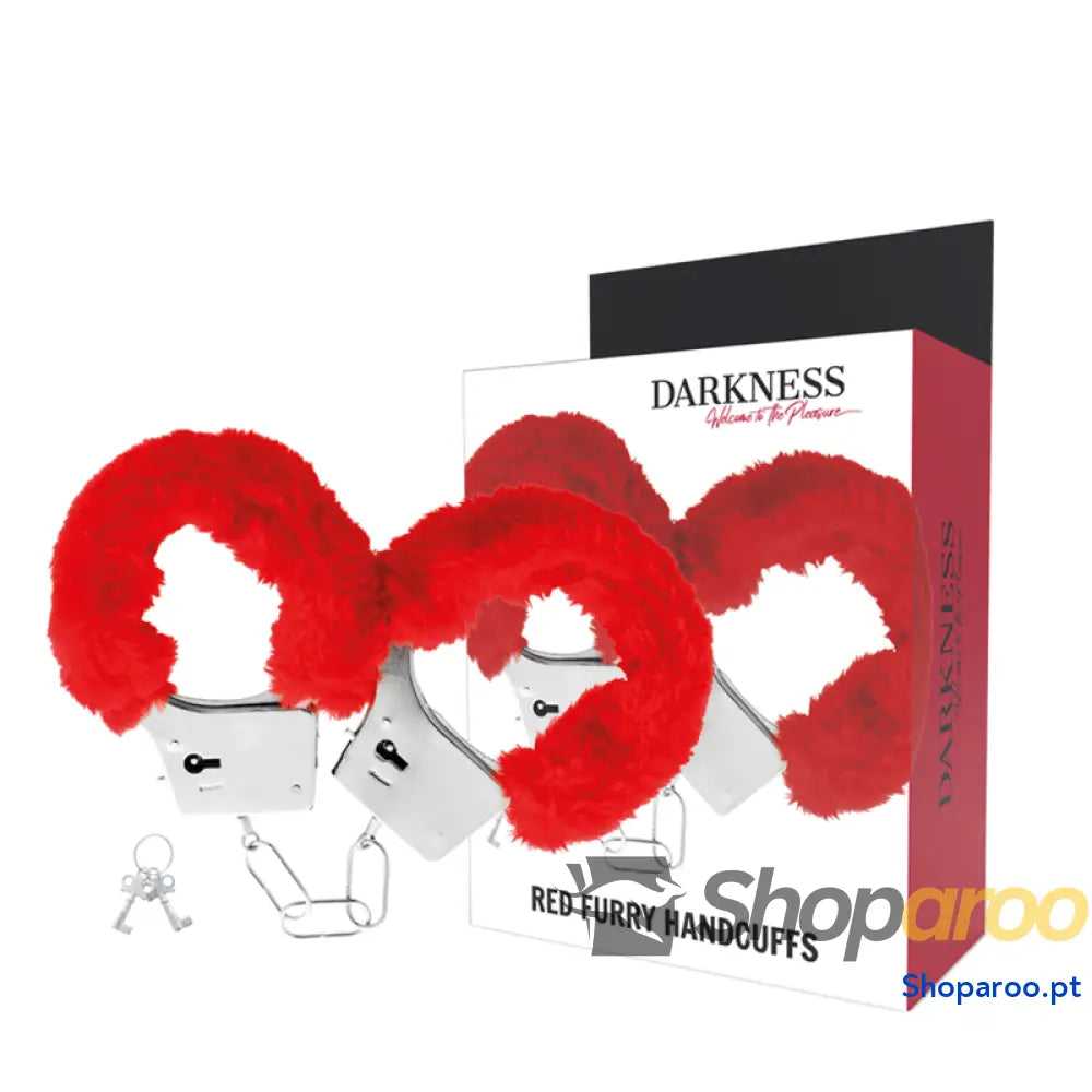 DARKNESS - ALGEMAS DE METAL FORRO VERMELHO