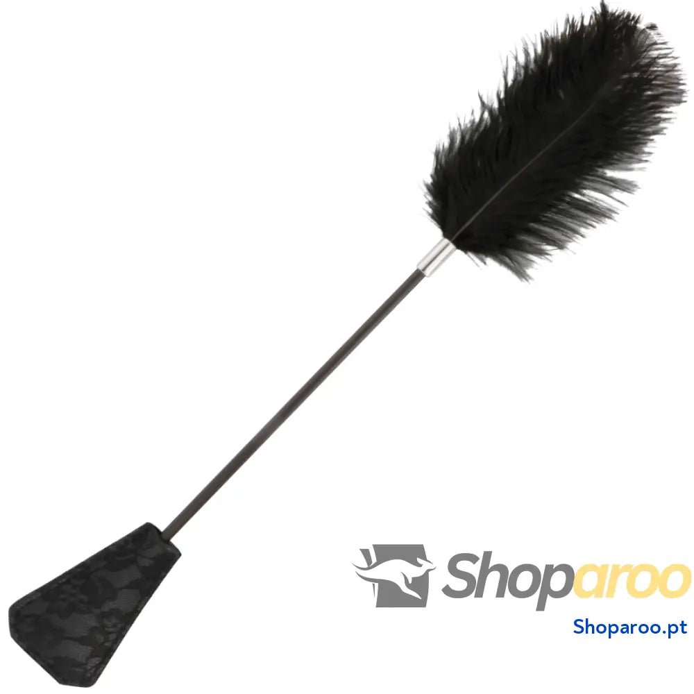 DARKNESS - CHICOTE DE PENA DE AMOR PRETO 56 CM