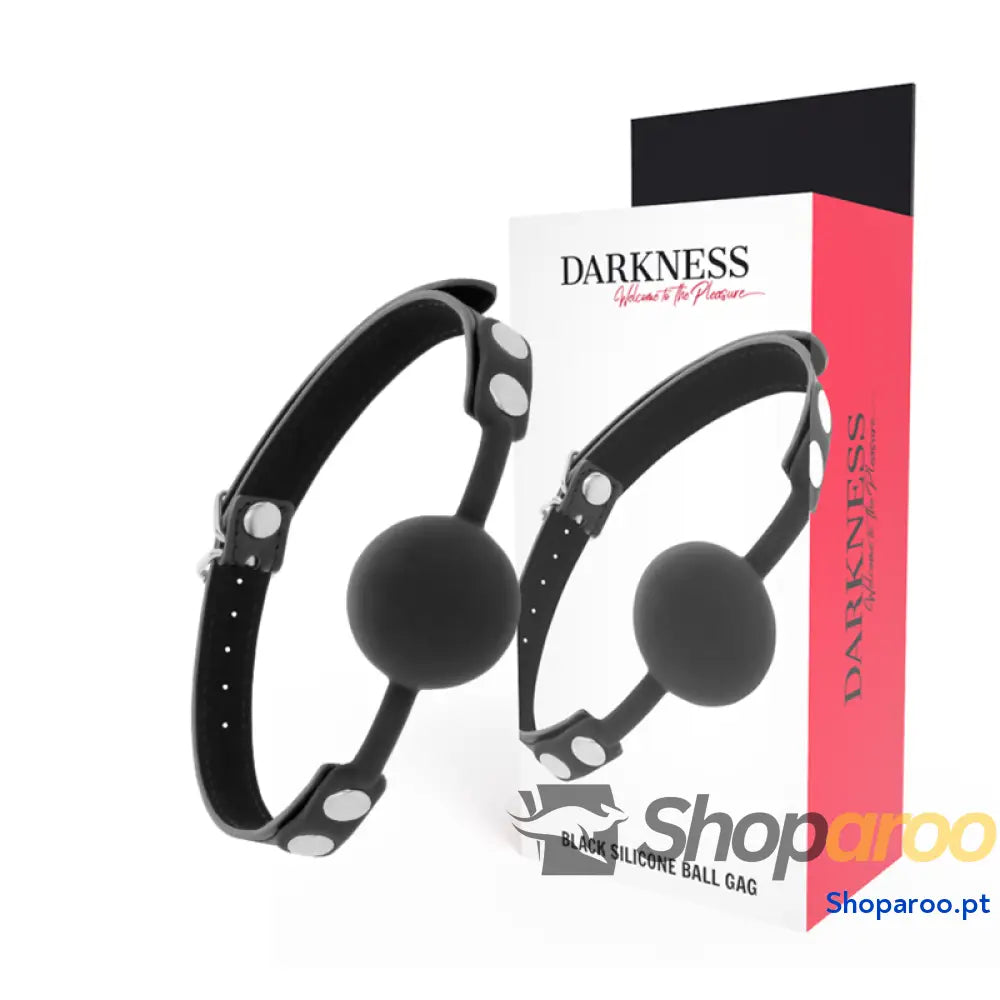 DARKNESS - MORDAA DE SILICONE PRETA