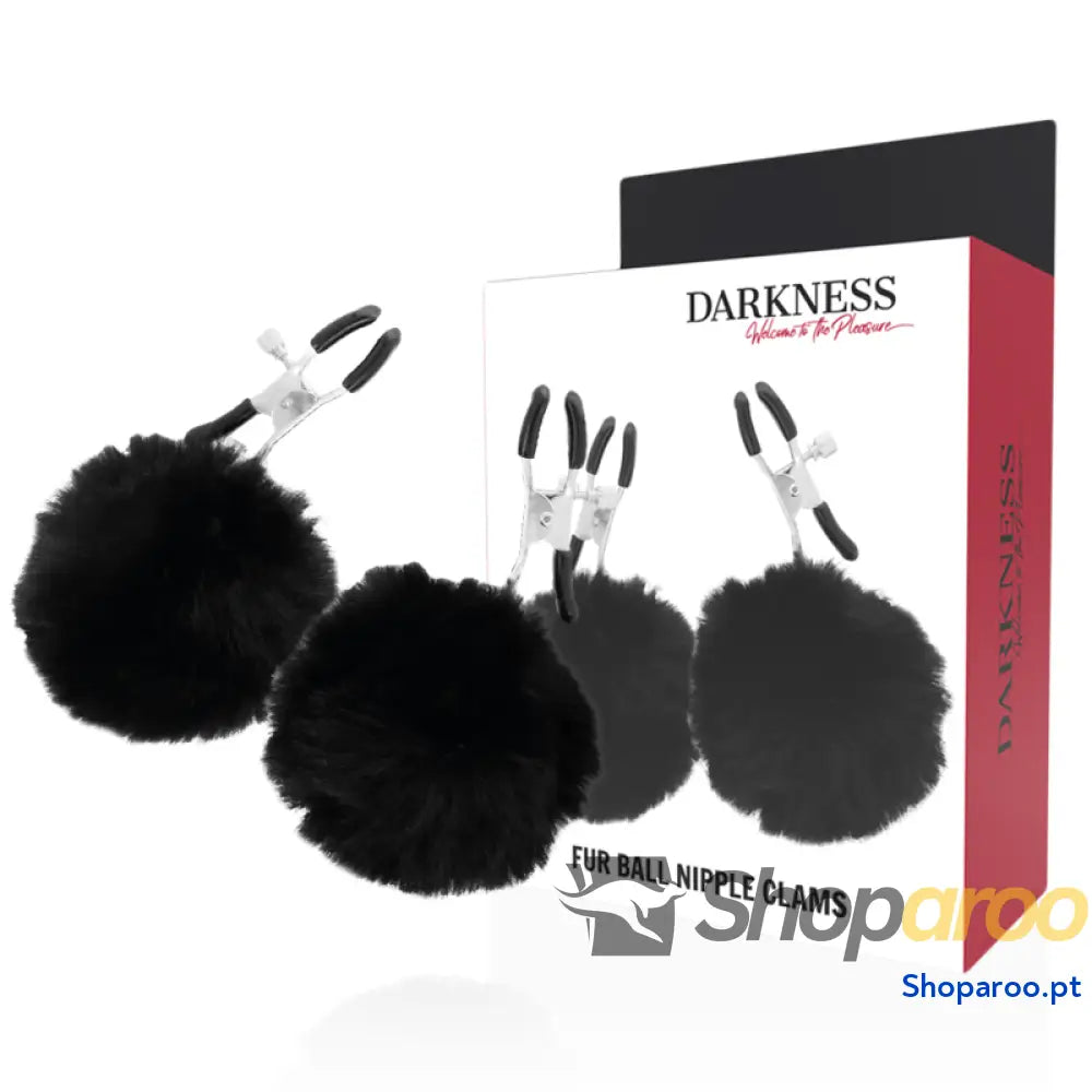DARKNESS - PINÇAS PARA BICOS COM POM POMS 1