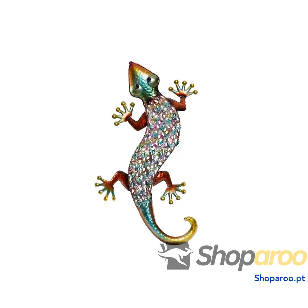 Decoração de Parede Home ESPRIT Multicolor Lagarto 25 x 6,5 51 cm