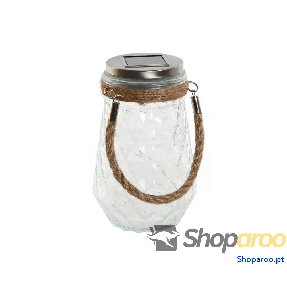 Decoração luminosa Home ESPRIT Transparente Prateado 11 x 11 x 18 cm