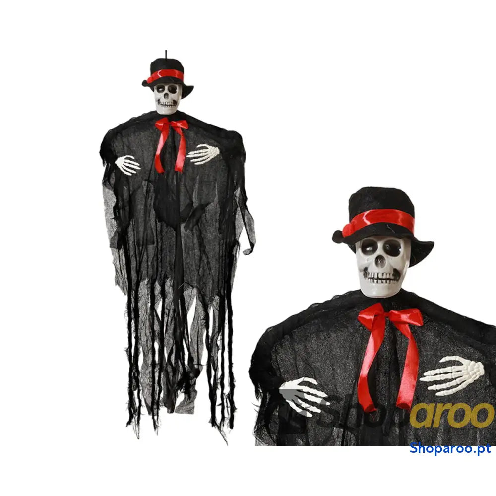 Decoração para Halloween Esqueleto 95 x 75 cm