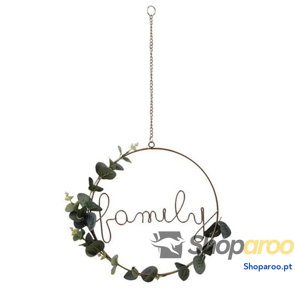 Decoração Suspensa Family Ø 31 cm Dourado
