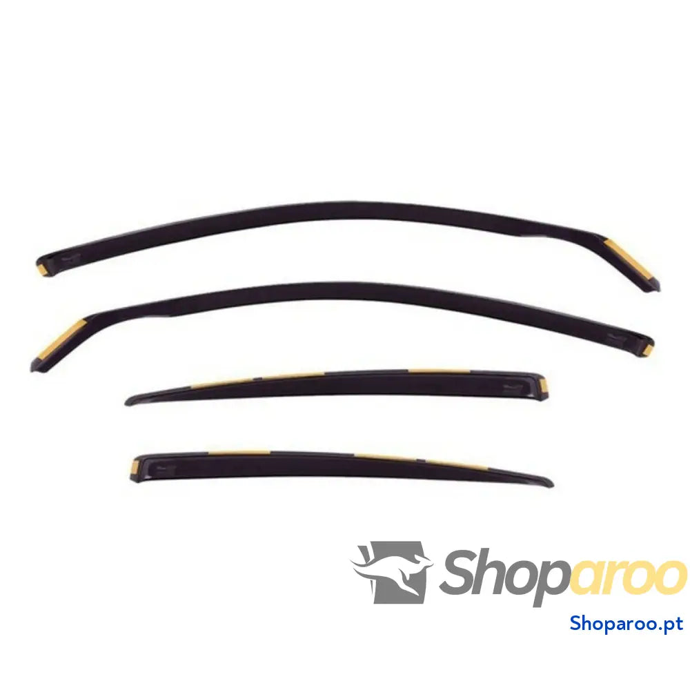 Defletor de vento HEKO 10233 4D Frontal 4 pcs Traseiro