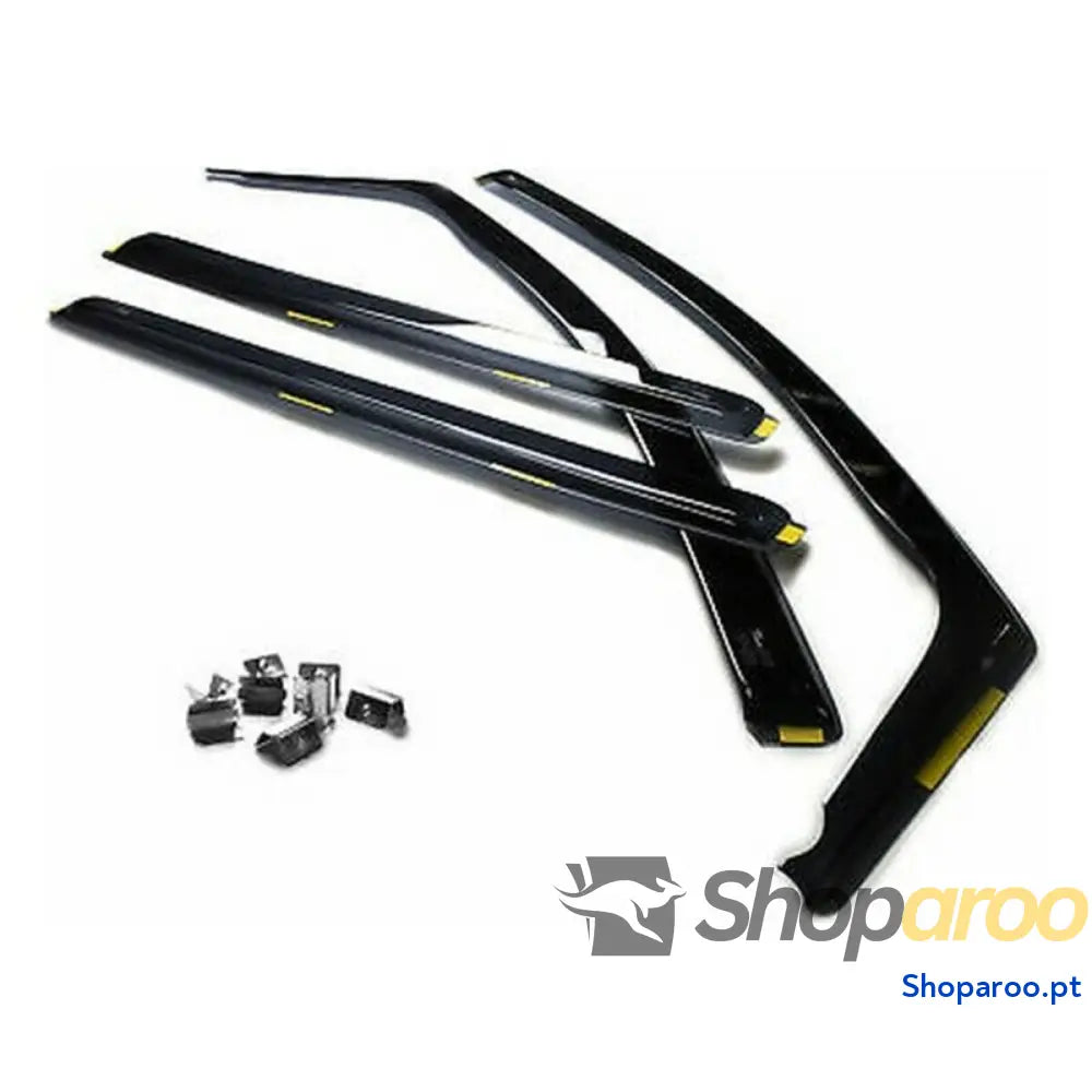 Defletor de vento HEKO 23267 4D Frontal 4 pcs Traseiro
