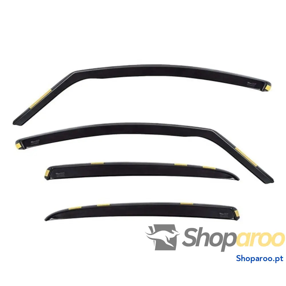 Defletor de vento HEKO 26138 Frontal Traseiro 4 pcs