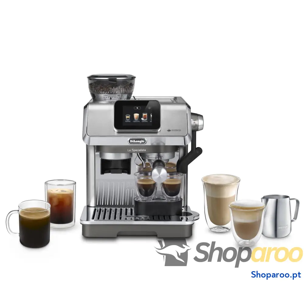 De’Longhi A arte especial Evo EC9255.T máquina de café expresso com função Cold Brew jarro leite profissional sensor