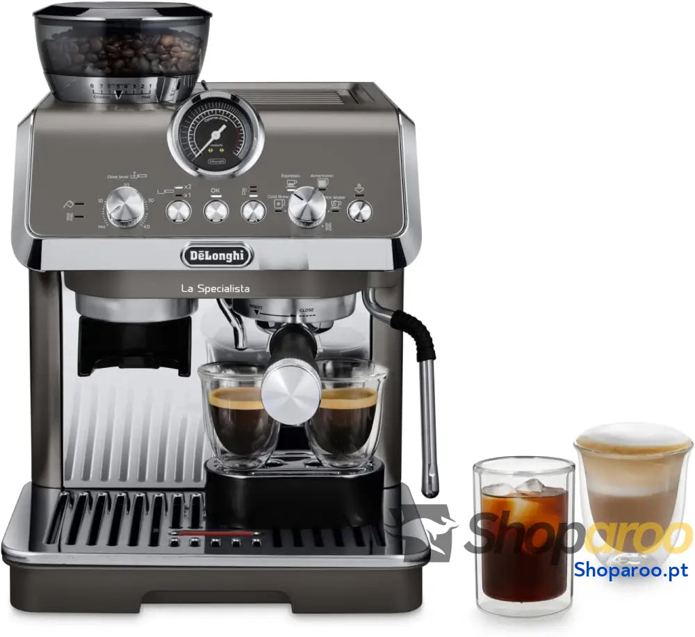 De’Longhi A arte especial Evo EC9255.T máquina de café expresso com função Cold Brew jarro leite profissional sensor