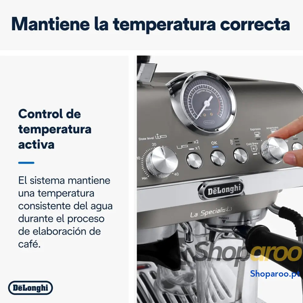 De’Longhi A arte especial Evo EC9255.T máquina de café expresso com função Cold Brew jarro leite profissional sensor