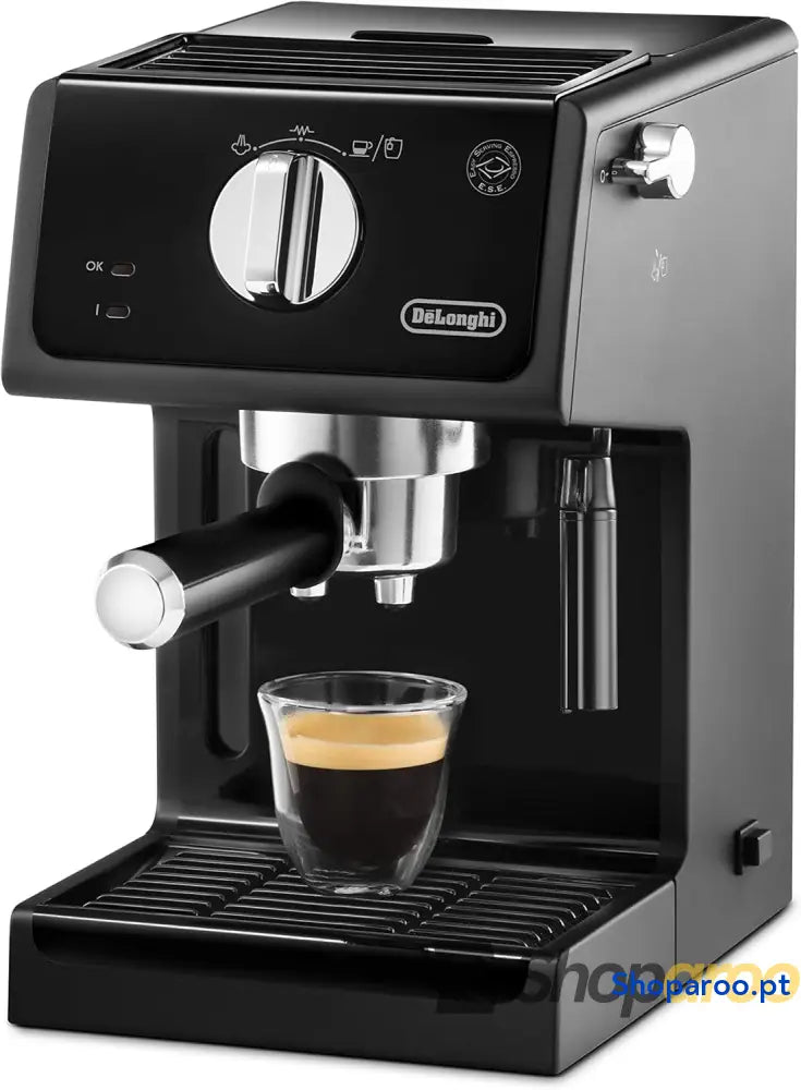 De’Longhi Cafetera Espresso DELONGHI Modelo ECP31.21 Bomba 1100 W 1.1 litros Decibeles Madera Negro