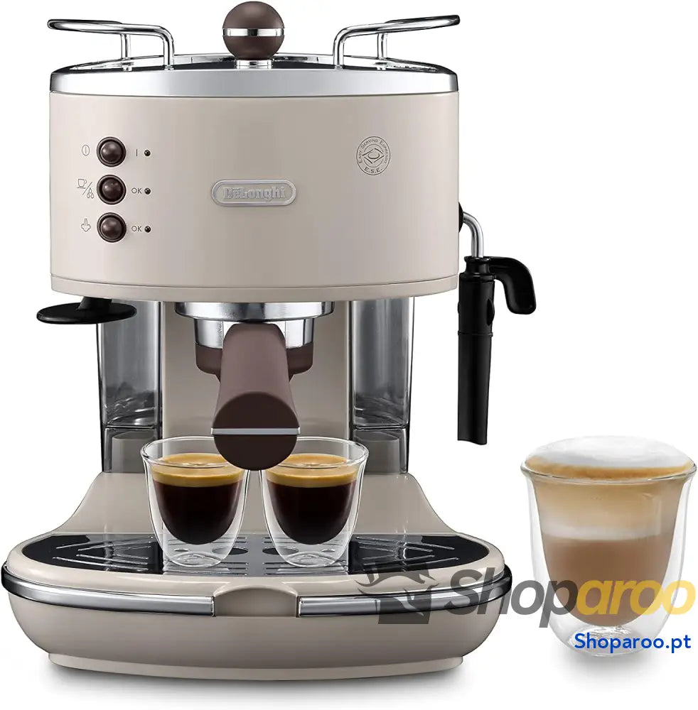 De’Longhi DELONGHI Icona Vintage ECOV 311.BG Mã Quina expresso 1,4 L semi automática tica 1100 W 2 taças decibéis aço