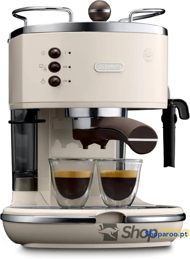 De’Longhi DELONGHI Icona Vintage ECOV 311.BG Mã Quina expresso 1,4 L semi automática tica 1100 W 2 taças decibéis aço