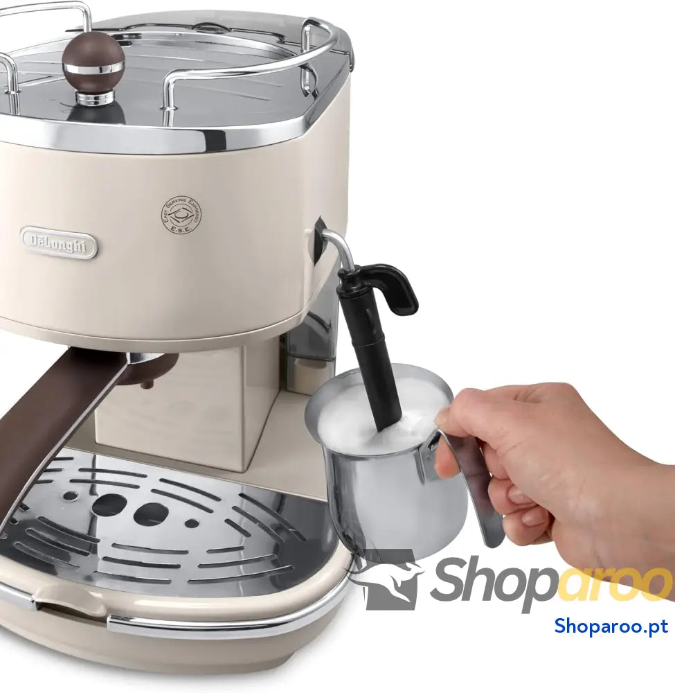 De’Longhi DELONGHI Icona Vintage ECOV 311.BG Mã Quina expresso 1,4 L semi automática tica 1100 W 2 taças decibéis aço