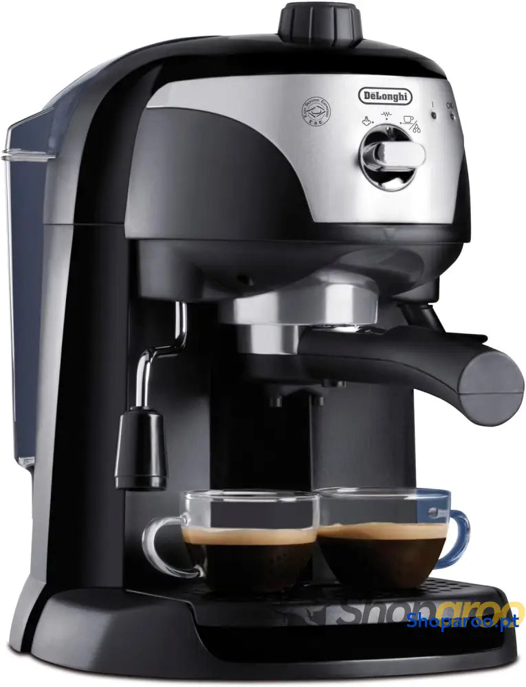 De’longhi EC201.CD.B Máquina de café tradicional bomba (15 bar pressão 2 chávenas moído ou filtros dose única) preto