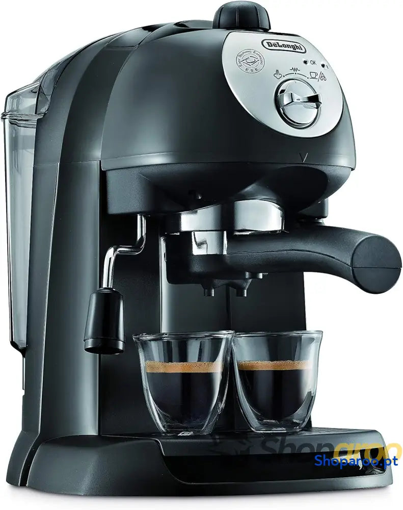 De’longhi EC201.CD.B Máquina de café tradicional bomba (15 bar pressão 2 chávenas moído ou filtros dose única) preto