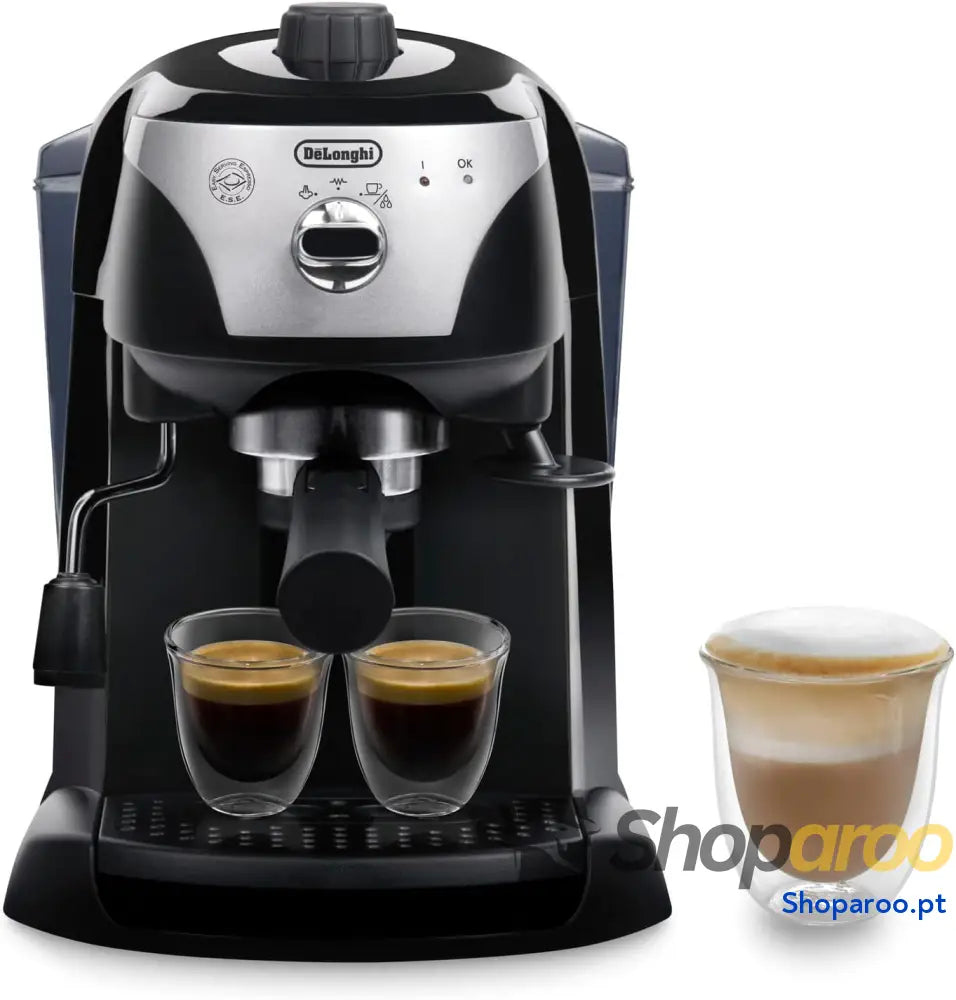 De’longhi EC201.CD.B Máquina de café tradicional bomba (15 bar pressão 2 chávenas moído ou filtros dose única) preto
