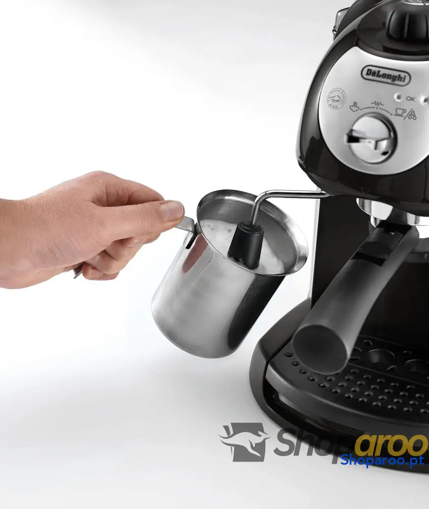 De’longhi EC201.CD.B Máquina de café tradicional bomba (15 bar pressão 2 chávenas moído ou filtros dose única) preto