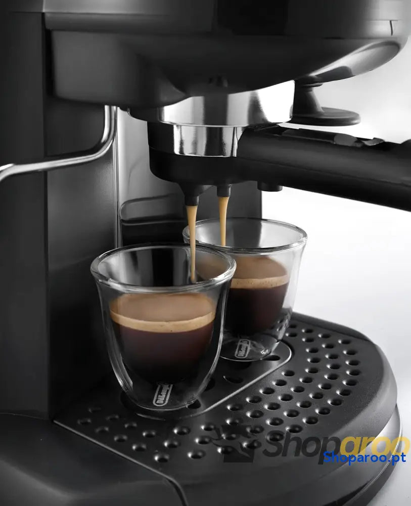 De’longhi EC201.CD.B Máquina de café tradicional bomba (15 bar pressão 2 chávenas moído ou filtros dose única) preto