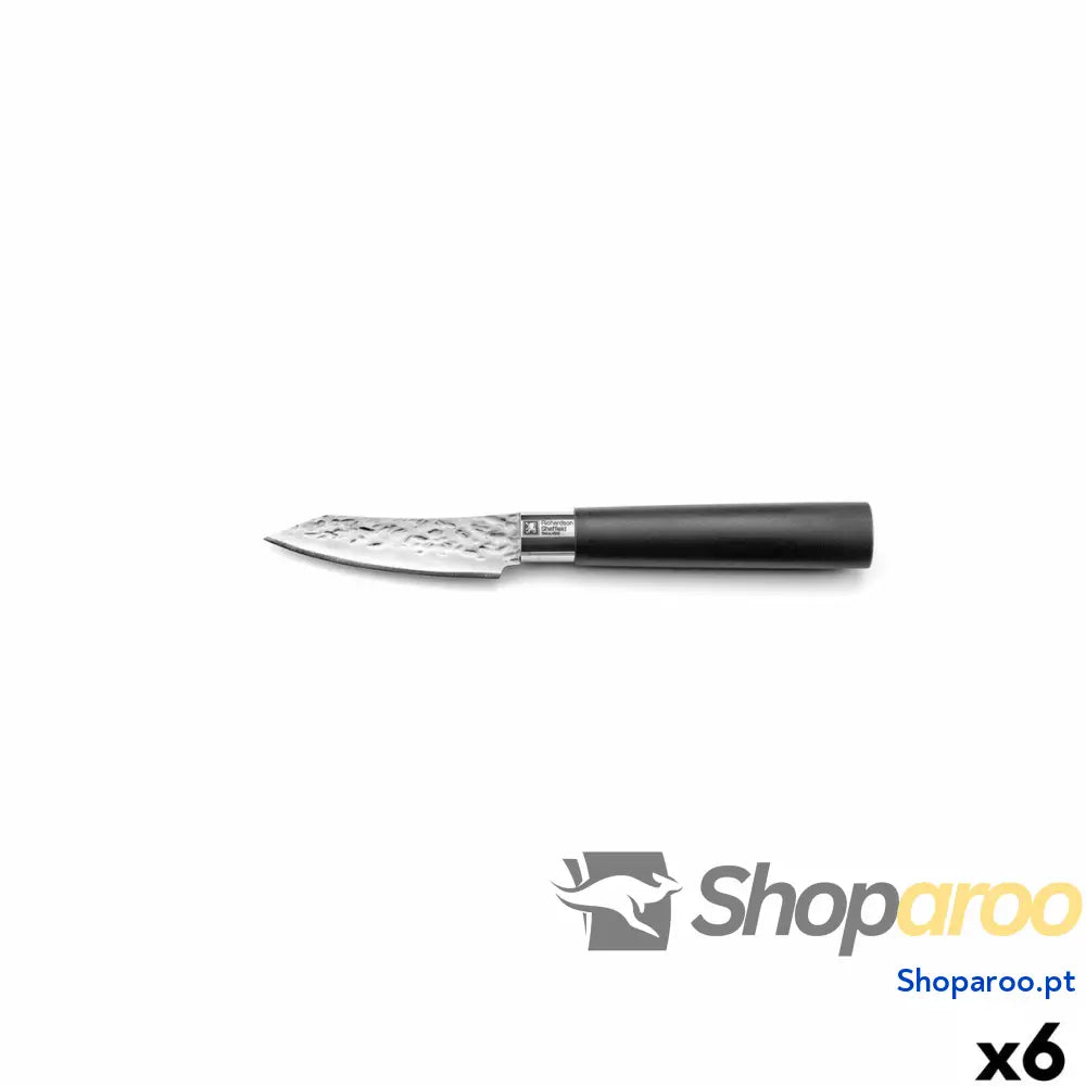 Descascador Richardson Sheffield Katana Preto Metal Baquelite 8 cm (6 Unidades)