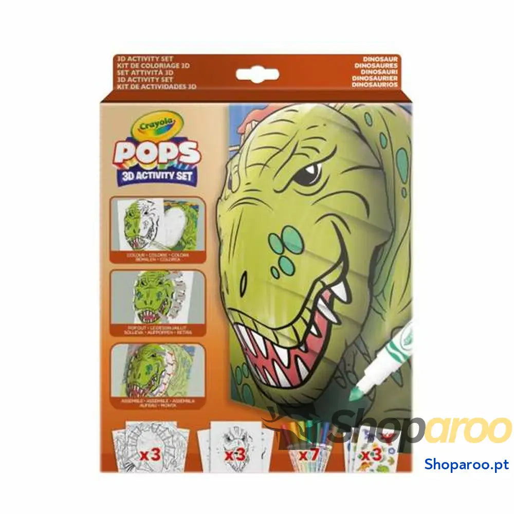 Desenhos para pintar Crayola Dinossauros