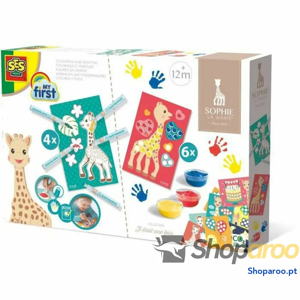 Desenhos para pintar SES Creative Sophie la girafe