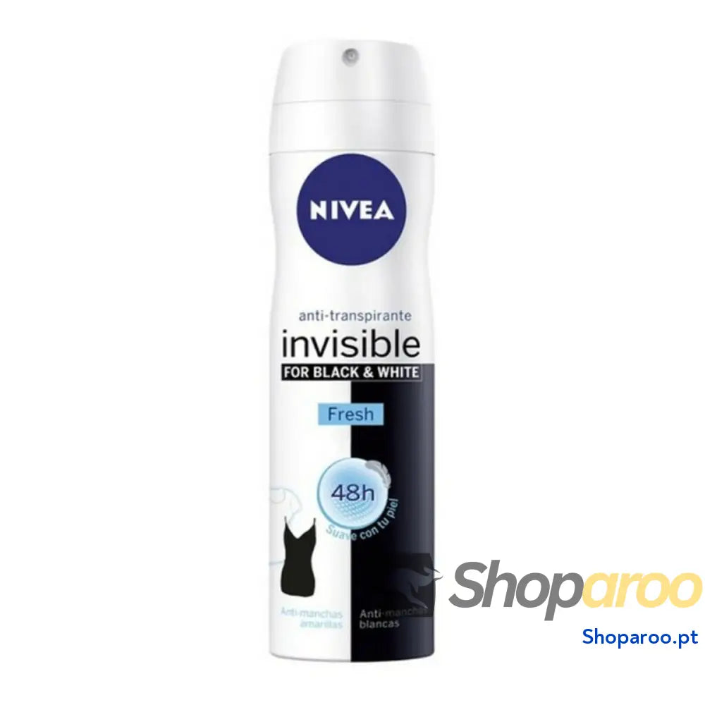 Desodorizante em Spray Black & White Invisible Fresh Nivea (200 ml)