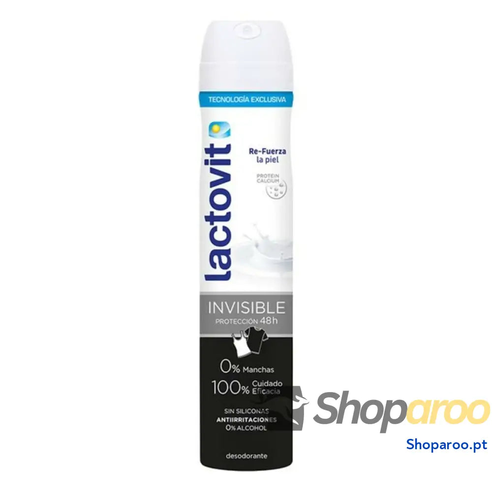 Desodorizante em Spray Invisible Antimanchas Lactovit (200 ml)