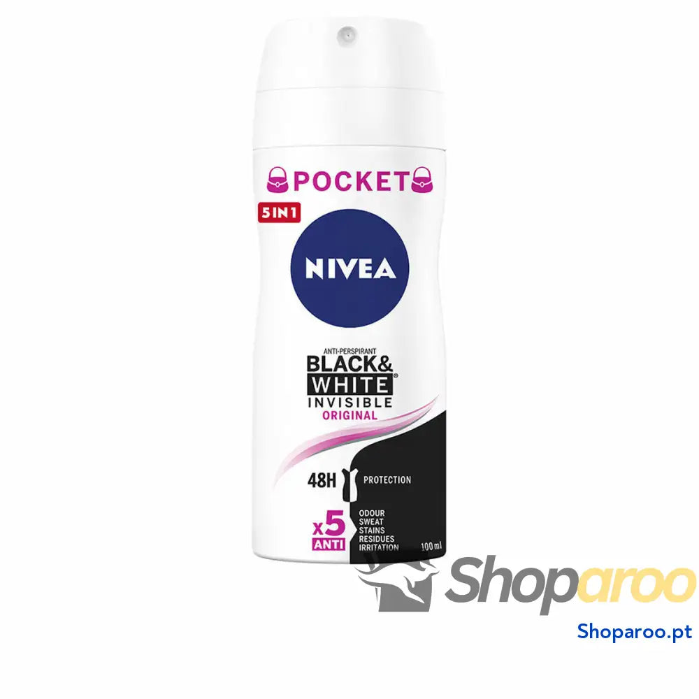 Desodorizante em Spray Nivea BLACK & WHITE 100 ml