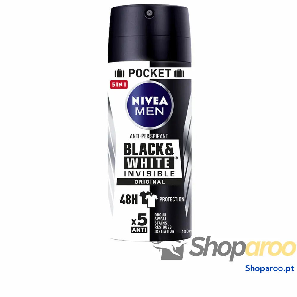 Desodorizante Nivea Men Black & White Invisible  100 ml
