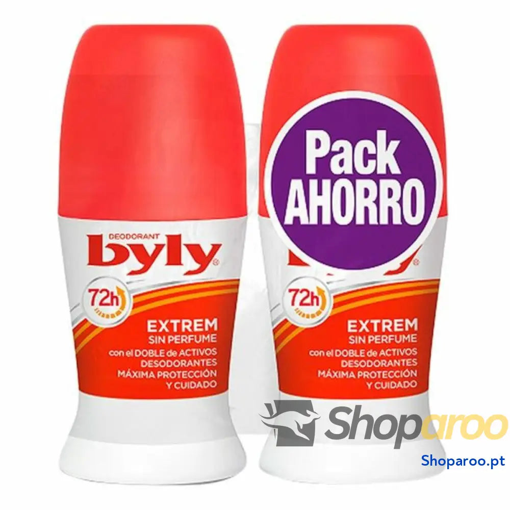 Desodorizante Roll-On Extrem Byly (2 uds)