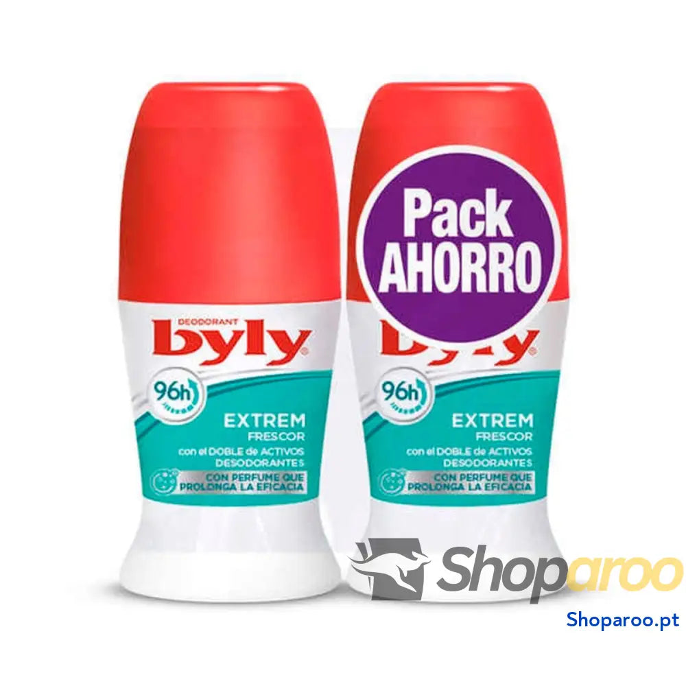 Desodorizante Roll-On Extrem Frescor Byly (2 x 50 ml)