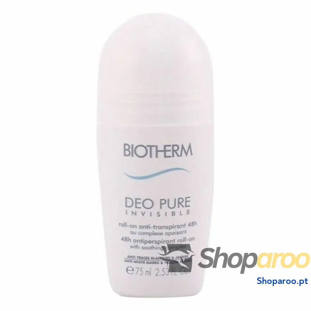 Desodorizante Roll-On Pure Invisible Biotherm