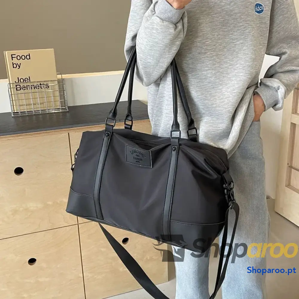 Detachable Crossbody Strap Polyester Travel Bag