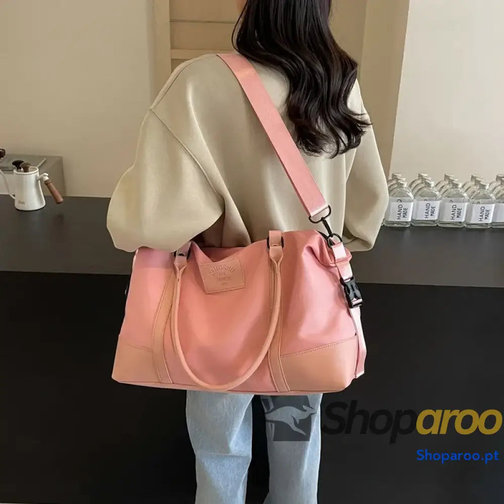 Detachable Crossbody Strap Polyester Travel Bag