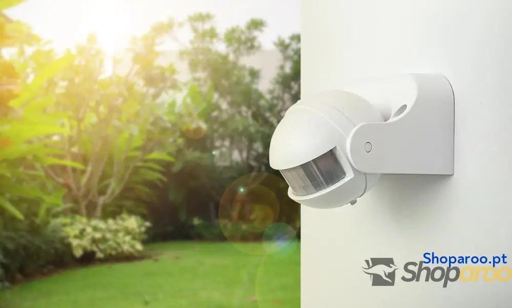 Detector de movimento por infravermelhos orientável para interior e exterior proteção IP44 tempo luminosidade
