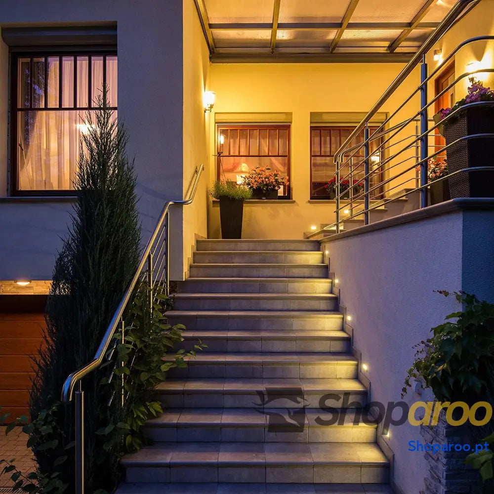 Detector de movimento por infravermelhos orientável para interior e exterior proteção IP44 tempo luminosidade