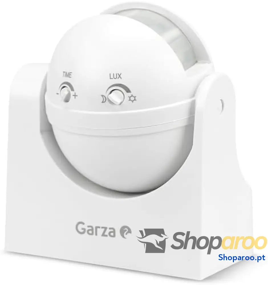 Detector de movimento por infravermelhos orientável para interior e exterior proteção IP44 tempo luminosidade
